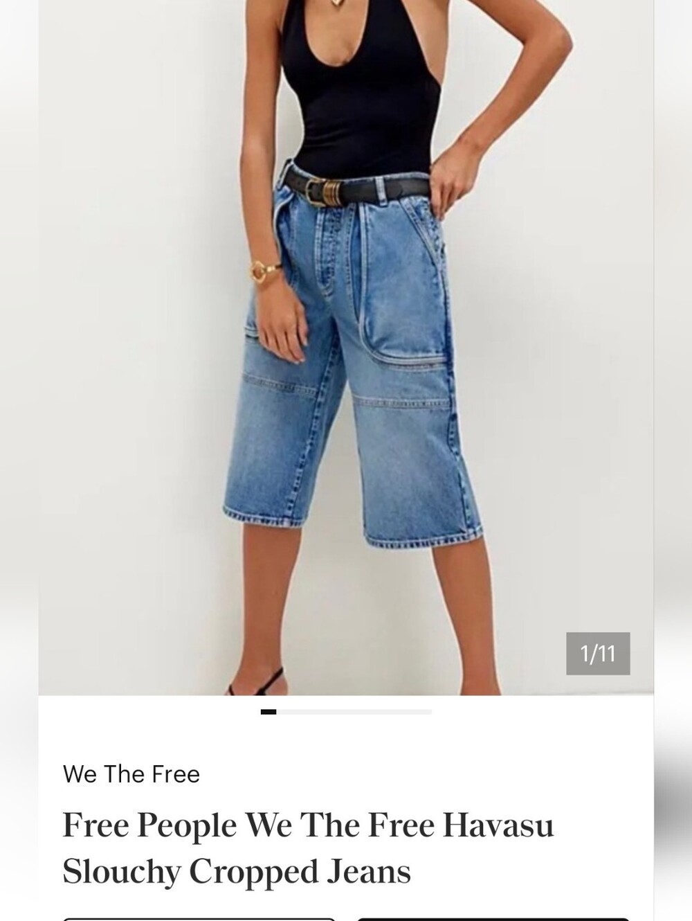 We The Free Havasu Slouchy Cropped Jeans